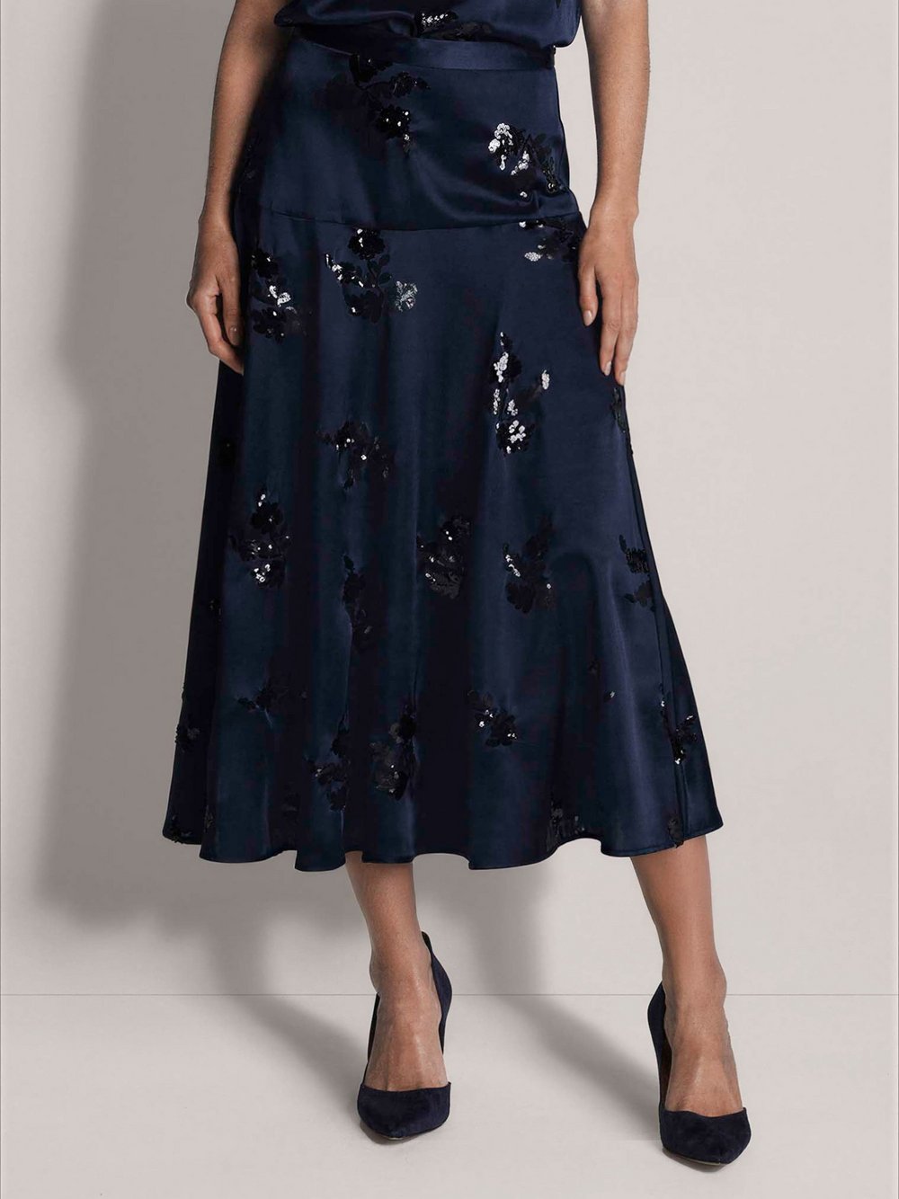 Madeleine Langer Rock Damen marine, 46