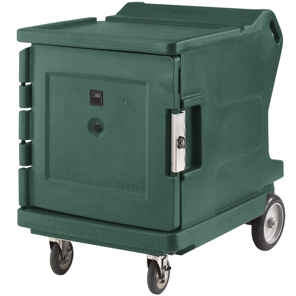 Cambro Hot Box | CMBHC1826LTR192 Granite Green Camtherm Electric Food Holding Cabinet with Security Package Low Profile - Hot / Cold