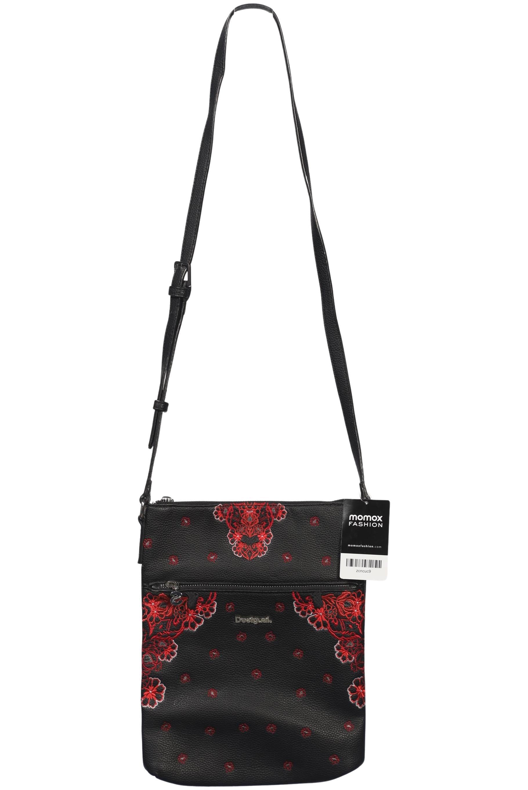 Desigual Damen Handtasche klein, Gr. , Schwarz, Kunstleder / Synthetik