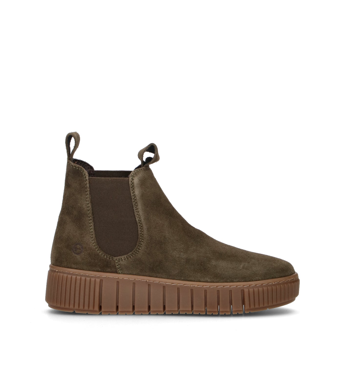 TAMARIS Beatles donna verde in suede