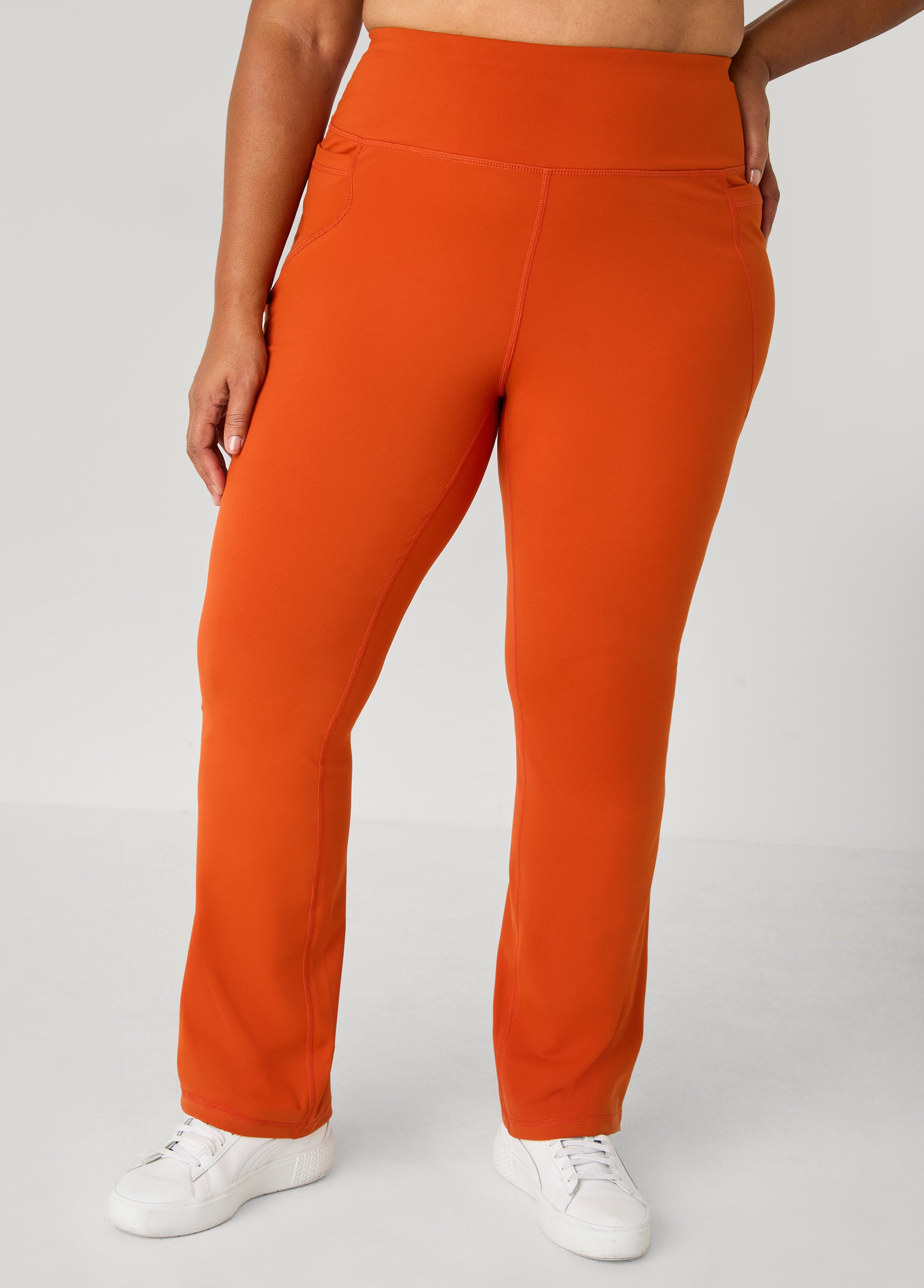 Plus Size Ashley Sport High Waist Flared Pants