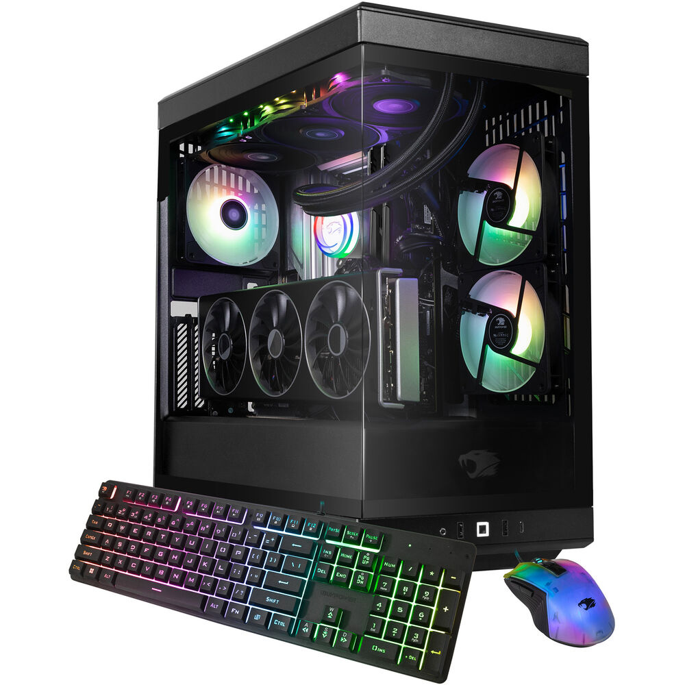 iBUYPOWER Y40 PRO Gaming Desktop Computer (Black) PB-Y40BA7N57-03