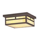 Livex Lighting Montclair Mission 13 Inch 3 Light Outdoor Flush Mount - 2146-07