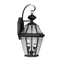 Livex Lighting Georgetown 20 Inch Tall 2 Light Outdoor Wall Light - 2261-04