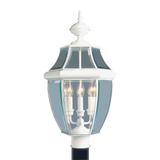 Livex Lighting Monterey 23 Inch Tall 3 Light Outdoor Post Lamp - 2354-03