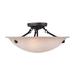 Livex Lighting Home Basics 16 Inch 3 Light Semi Flush Mount - 5625-07