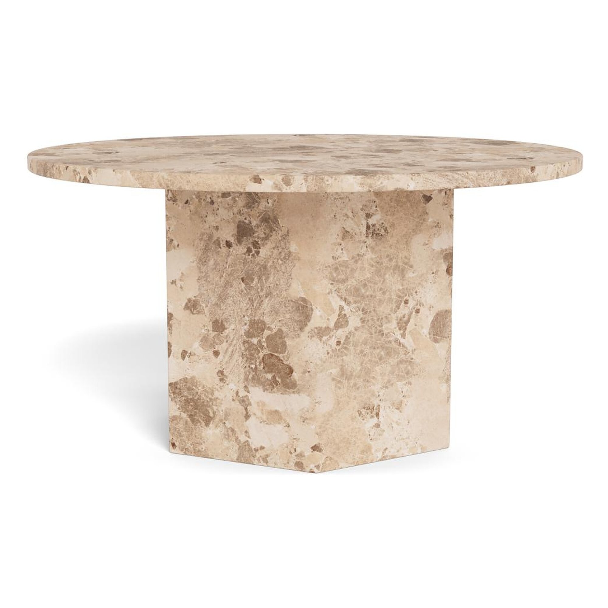 Actona »Naxos« Couchtisch rund Marmor Latte