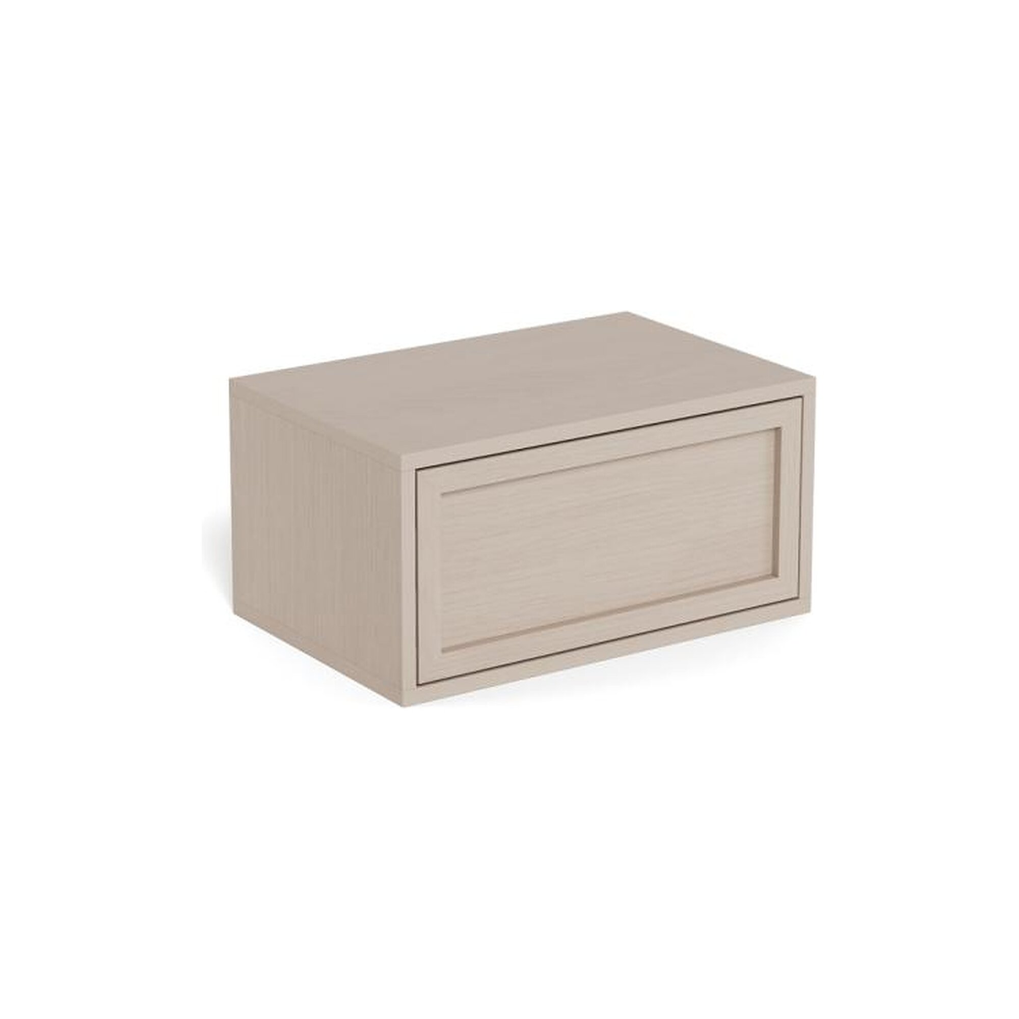 Actona »Palmdale« Nachttisch grau Dekor, Gestell grau Melamin 46x23x30 cm / grau Dekor