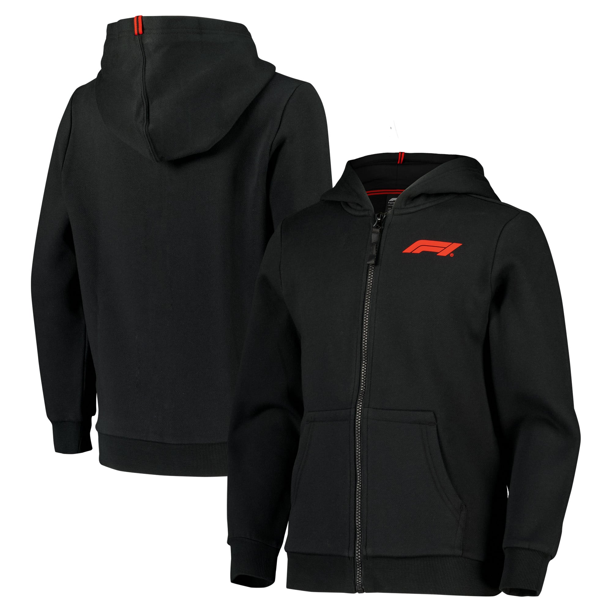 Sweat à capuche zippé Formula 1 Classics Core - Noir - Enfants - unisexe Taille: JM