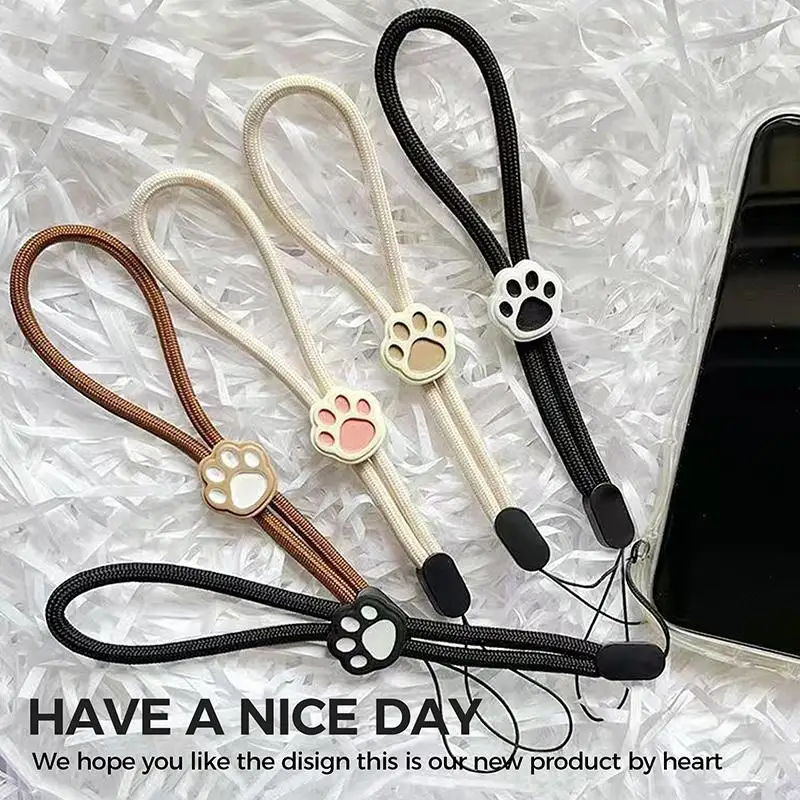 Adjustable Phone Lanyard Camera Wrist Strap Nylon Wrist Lanyard Phone Wristlet Anti Theft Phone Strap for Earphone ID Name Tag