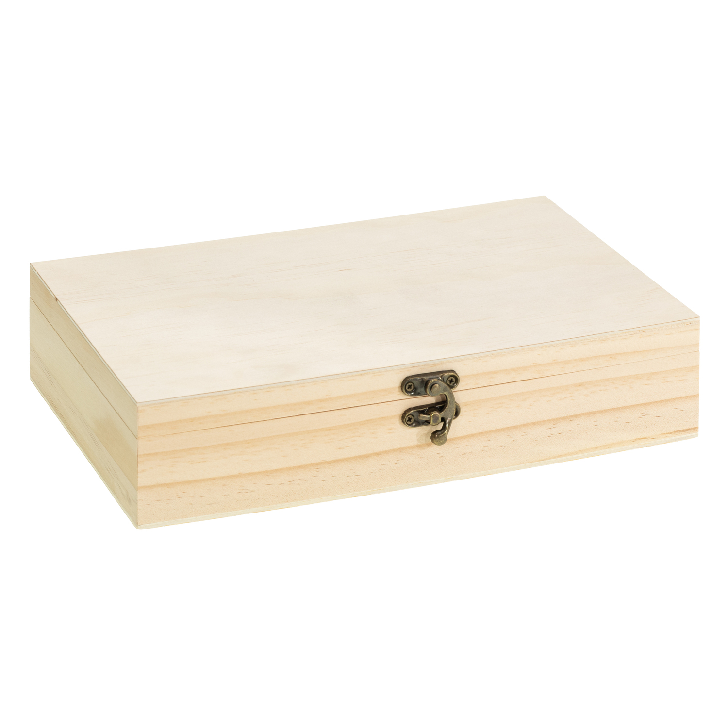 Aufbewahrungsbox aus Holz, 27 x 6 x 17 cm