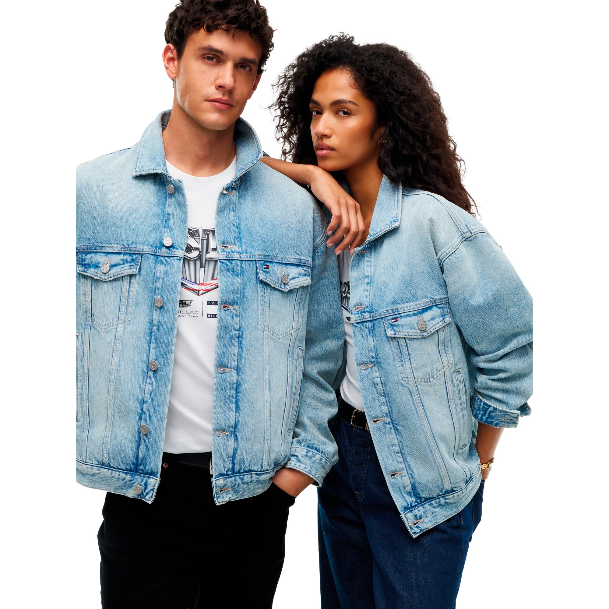 Veste en jean Cadillac Tommy Hilfiger Race Special Austin GP - Unisexe - unisexe Taille: M