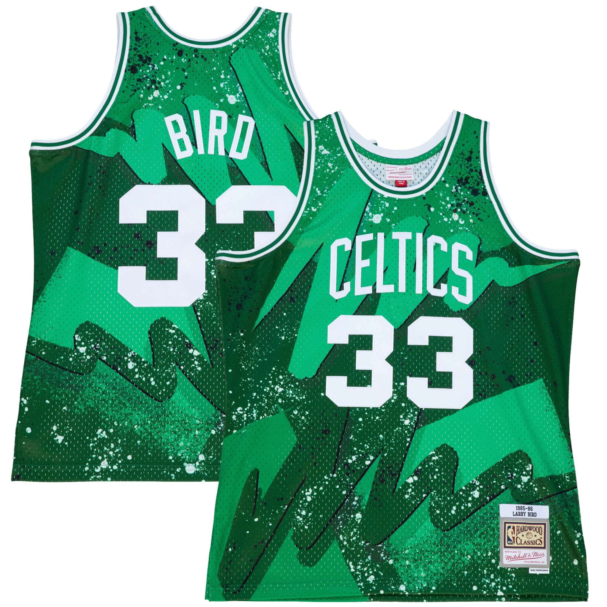 Maillot Swingman Hyper Hoops Boston Celtics - Larry Bird par Mitchell & Ness - Homme Taille: XL
