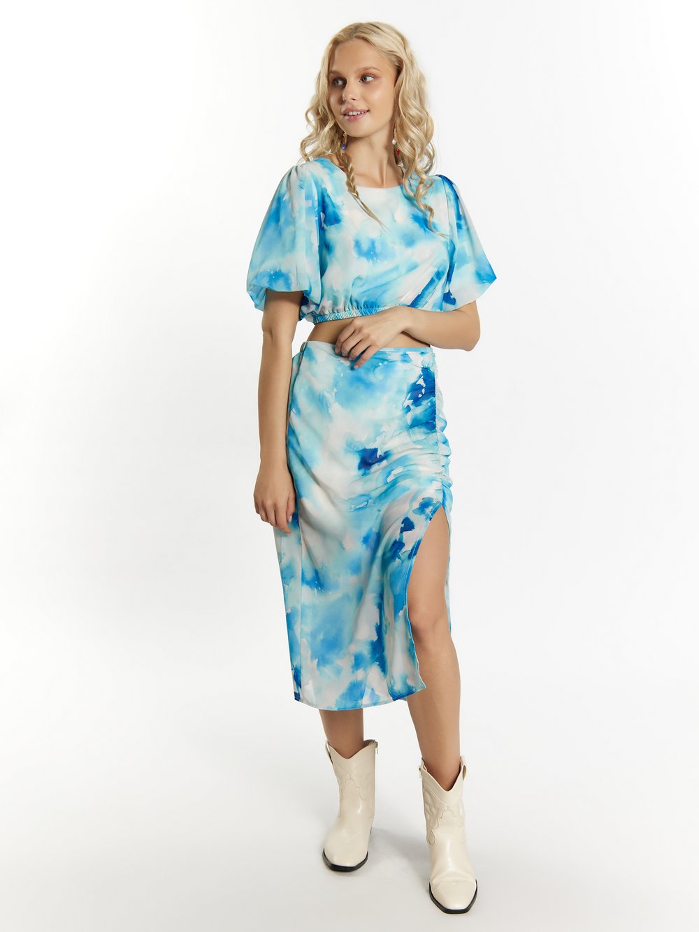IZIA Rock Damen blau, M