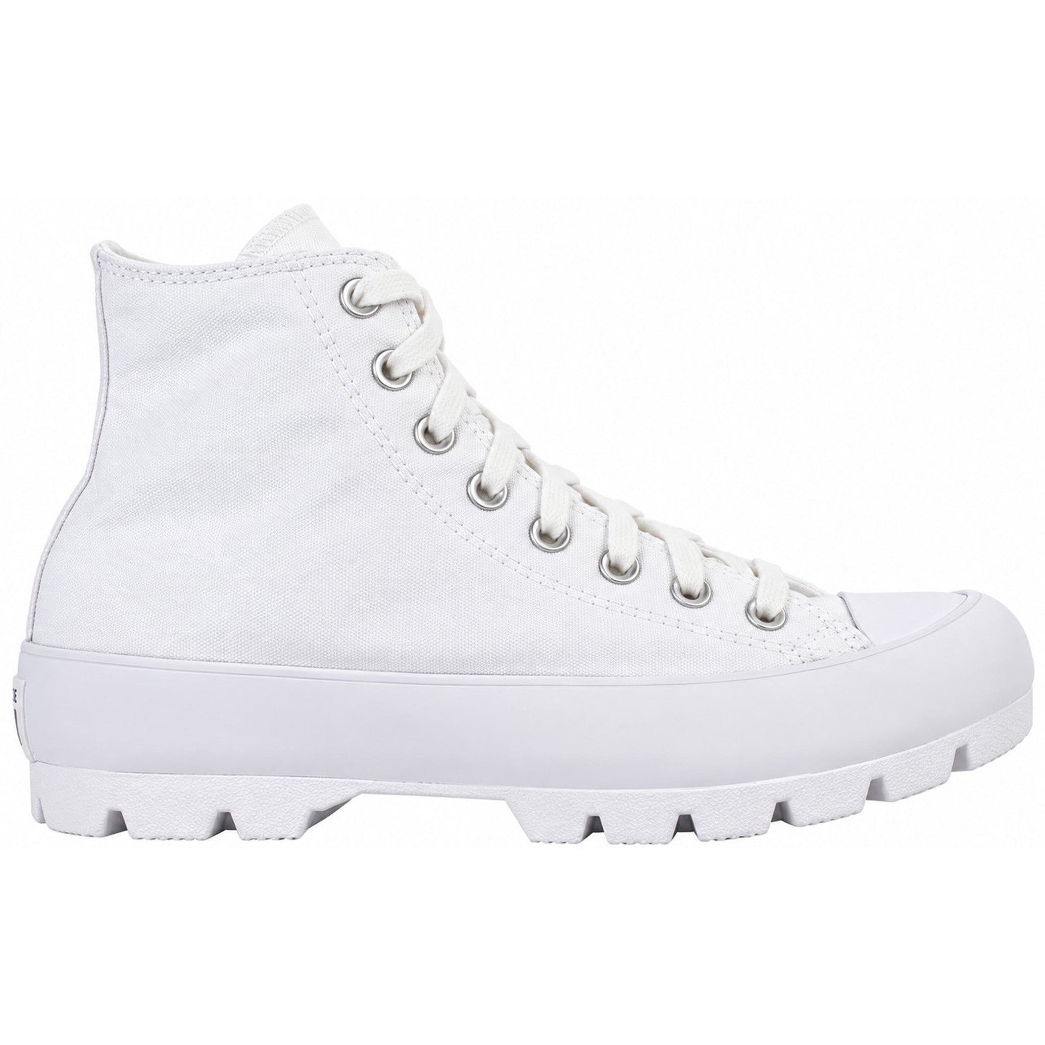 Converse Chuck Taylor Lugged Hi Damen Weiße Schuhe