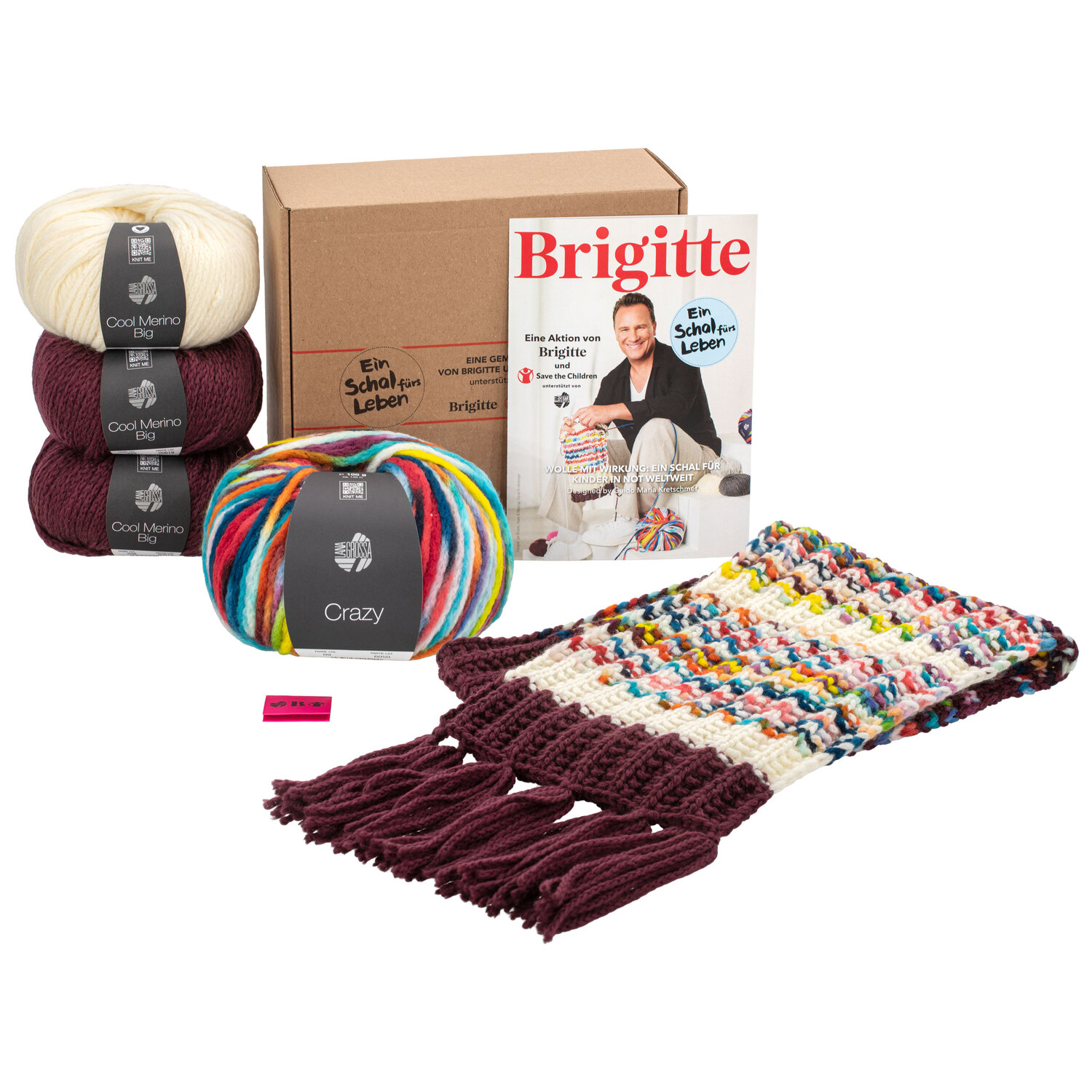 Brigitte Charity-Box Ein Schal fürs Leben