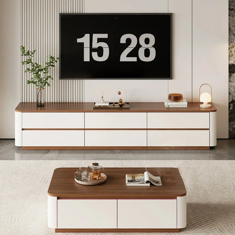 Modernes Luxus-TV-Möbel Europäischer Retro-Vintage-Glamour TV-Ständer Nordisch Elegante Möbel für das Zuhause Wohnzimmermöbel