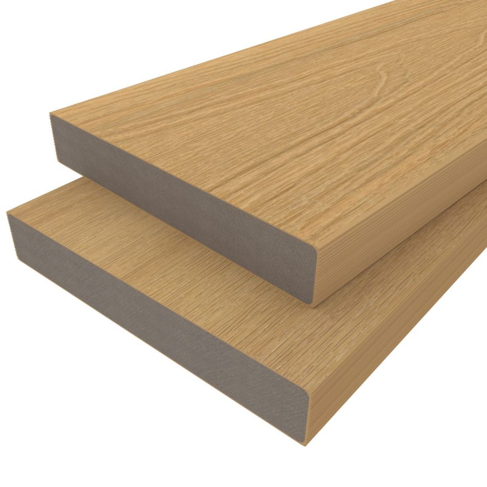NewTechWood WPC Universaldiele Massiv US07 138x23x3000 mm Red Cedar