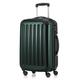 HAUPTSTADTKOFFER - Alex - Carry on luggage On-Board Suitcase Bag Hardside Spinner Trolley 4 Wheel Expandable, 55cm, TSA, dark green