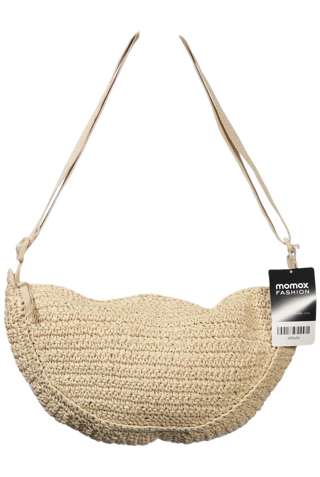 uniqlo Damen Handtasche klein, Gr. , Beige, Synthetik