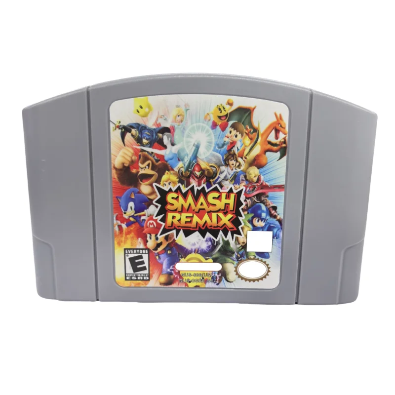 Console de jeux vidéo 64 bits N64 USA NTSC, cartouche de jeux vidéo Mario Smash Series REMIX V1.1.1 V1.5.1, collection de cadeaux et jouets