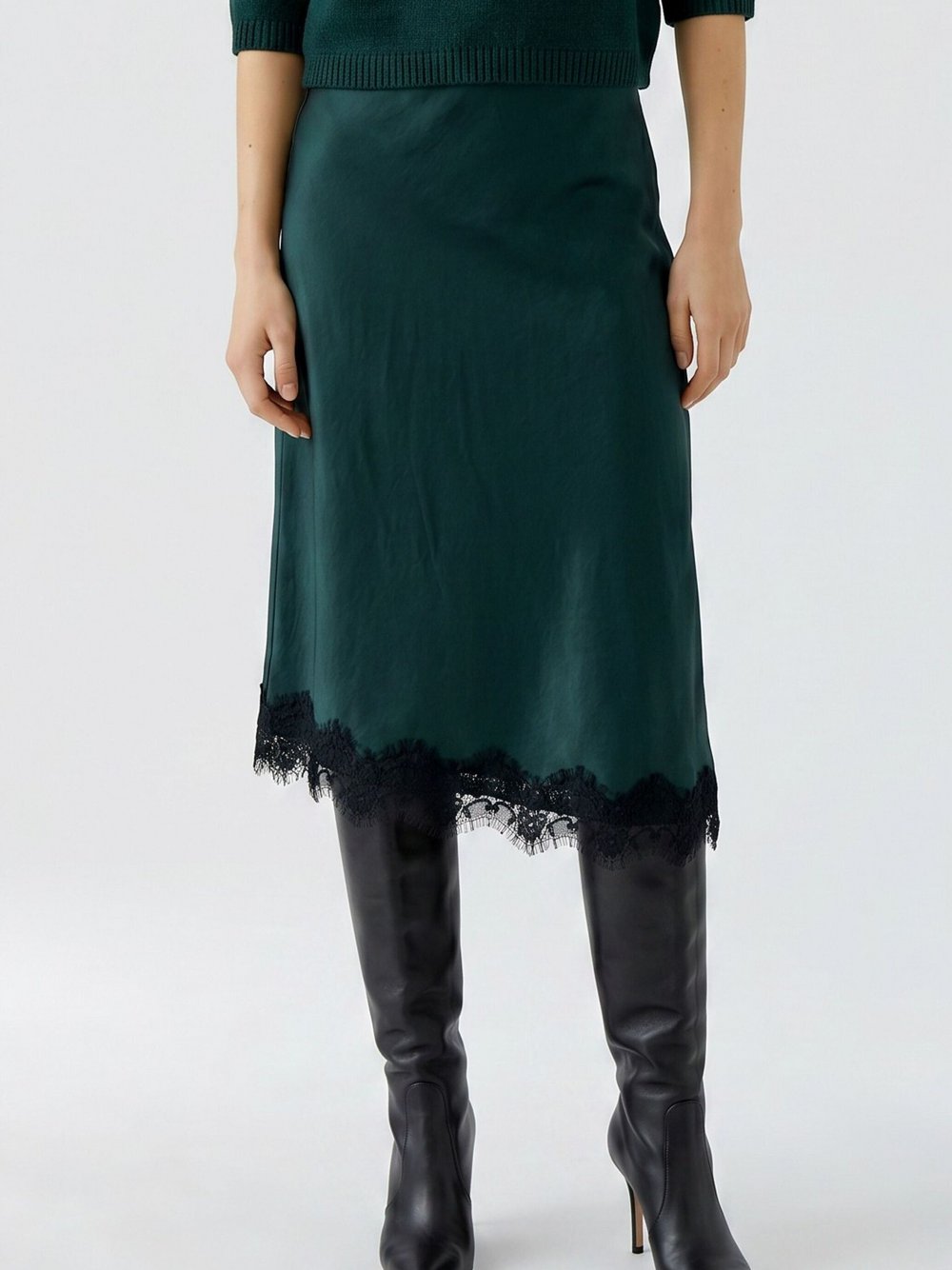 Oui Midirock Damen grün, 46