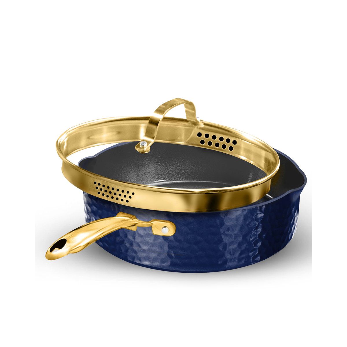 4 Deep Nonstick Saute Pan With Lid Induction Ready Oven Safe Cookware 4 Deep Nonstick Saute Pan With Lid Induction Ready Oven Safe Cookware
