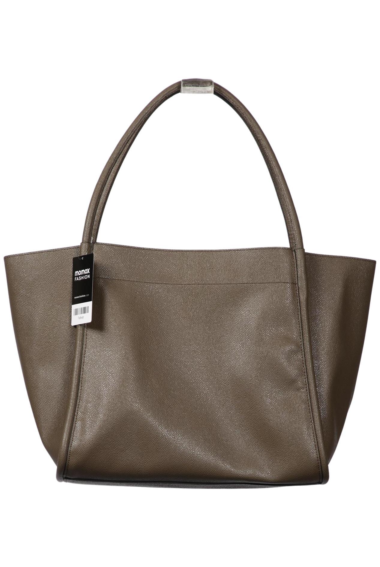H&M Damen Handtasche gross, Gr. , Braun, Kunstleder