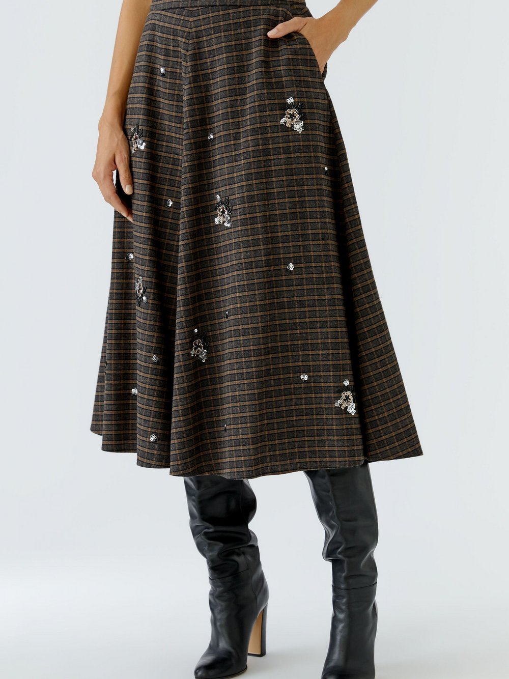Oui Midirock Damen camel, 42
