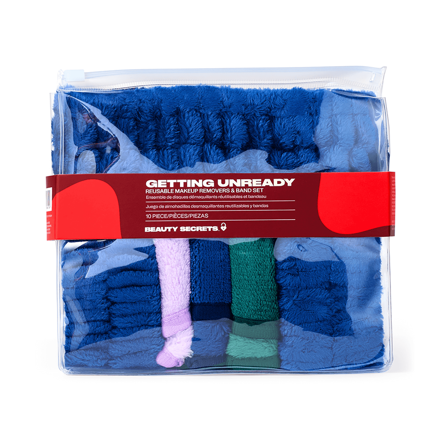 Beauty Secrets Getting Unready Reusable Makeup Remover Wipes & Headband Set