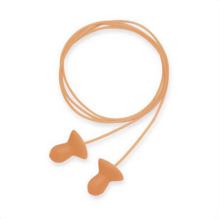 HOWARD LEIGHT QD30 Reusable Vinyl Bell Shape, 26 dB, Orange