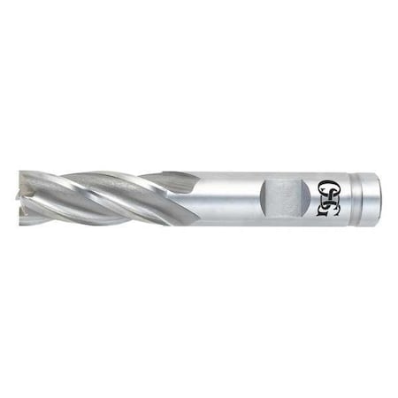 OSG 5741500 HSS End Mill, 17/32in.dia., 1-3/8in.Cut L