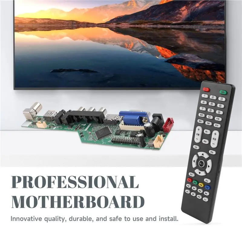 N34R-T. SK105A. 03 Carte mère pour carte de commande LCD pour téléviseur, carte mère de contrôleur universel professionnel