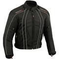 Dry-Lite Motorbike Jacket Waterproof Protection, Black, L