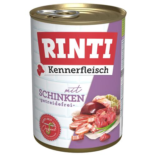 24x400g Kennerfleisch Schinken RINTI Hundefutter nass