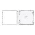 CD / DVD Super Jewel Box 10.4mm Standard Cases for 1 or 2 Disc with Super Clear Tray (Pack of 25)