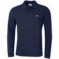 Lacoste Men's L1312 Long-Sleeve Polo Shirt,Blue (Marine 166),4XL (Manufacturer Size: 9)