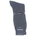 Pantherella - Men's Cashmere Socks - Plain (Charcoal - Large)