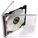 100 x Double-Disc Jewel Cases - for CD, DVD and BD-R - 100 Pack