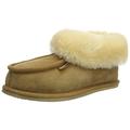 Shepherd of Sweden - Lena Sheepskin Slippers - Women - 100% Real Sheepskin - Comfort - Soft and Warm - Fluffy - Chestnut - 6.5 UK