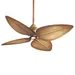 Minka Aire Gauguin Indoor/Outdoor Ceiling Fan with Light - Body Finish: Bahama Beige - Blade Color: Bahama Beige - F581L-BG