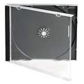 Media Replication CD Jewel Cases 10.4mm for 1 Disc with Black Tray (100)