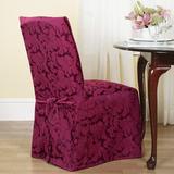 Sure Fit Scroll Classic Box Cushion Dining Chair Slipcover Polyester | 19 H x 42 W x 19 D in | Wayfair 047293354649