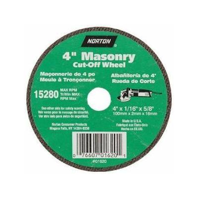 Norton Cutoff Blade - 4in.dia, 15,280 RPM, Model# 01620