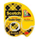 Scotch 665 Double-Sided Tape in Handheld Dispenser 0.50 x 250 Inches Clear