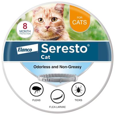 Seresto Vet-Recommended Flea & Tick Prevention Collar for Cats, Count of 1