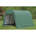 ShelterLogic Round Style Shelter Cover Metal in Green | 120 H x 144 W x 286.54 D in | Wayfair 74342