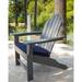 POLYWOOD® Long Island Adirondack in Gray | 38.5 H x 31.25 W x 33.75 D in | Wayfair ECA15GY