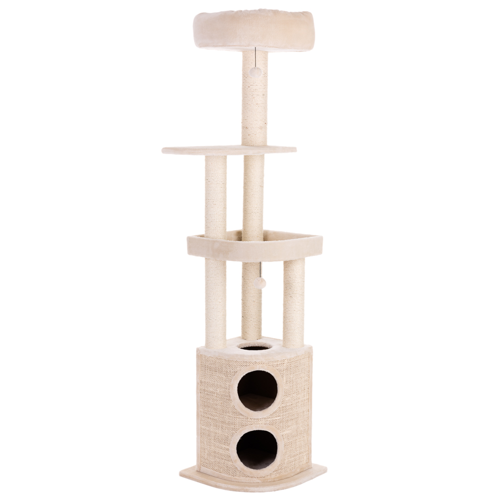 Cream Catherine Cat Tree 197cm