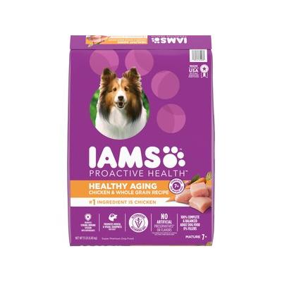 Iams Healthy Aging Mature 7+ Adult Real Chicken Dry Dog Food Real Chicken Dry Dog Food